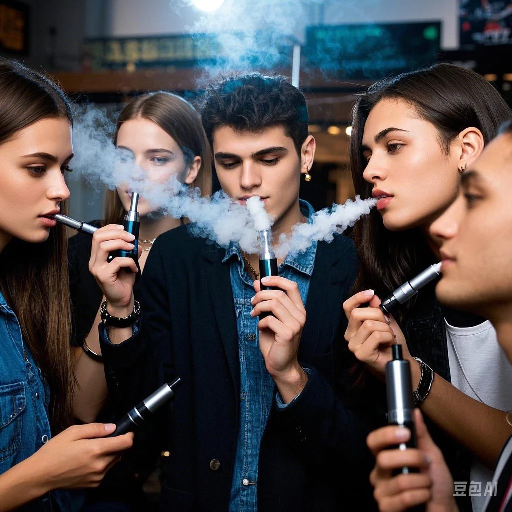 E-cigarette Culture Gradually Emerges, Becoming a New Trend Among Young People